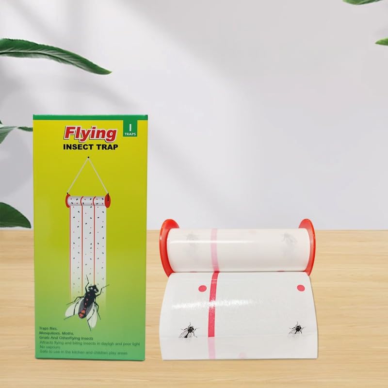 HASTHIP® Fly Trap Roll for Outdoor & Indoor Fly Stick Traps Effective Bug Killer HASTHIP® Fly Trap Roll for Outdoor & Indoor Fly Stick Traps Effective Bug Killer